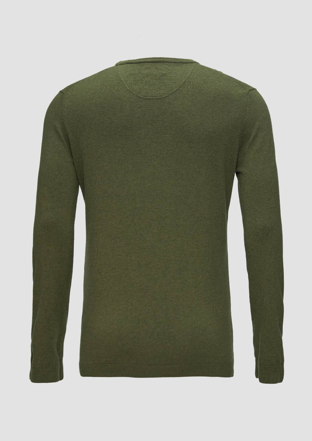 S.Oliver Strickpullover Mit Logo-Stickerei