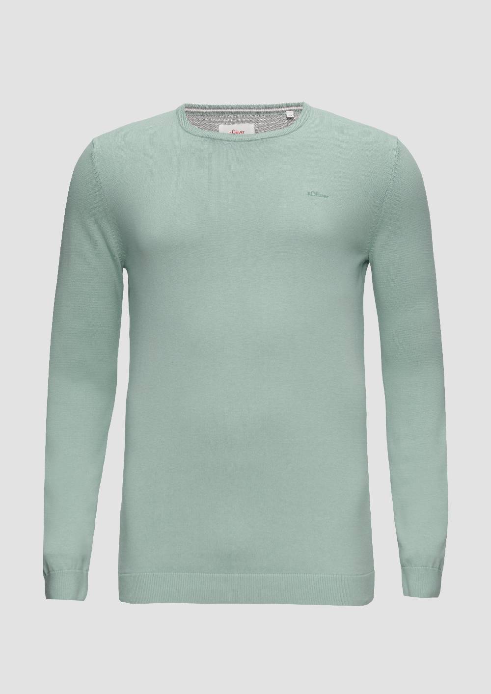 S.Oliver Strickpullover Mit Logo-Stickerei