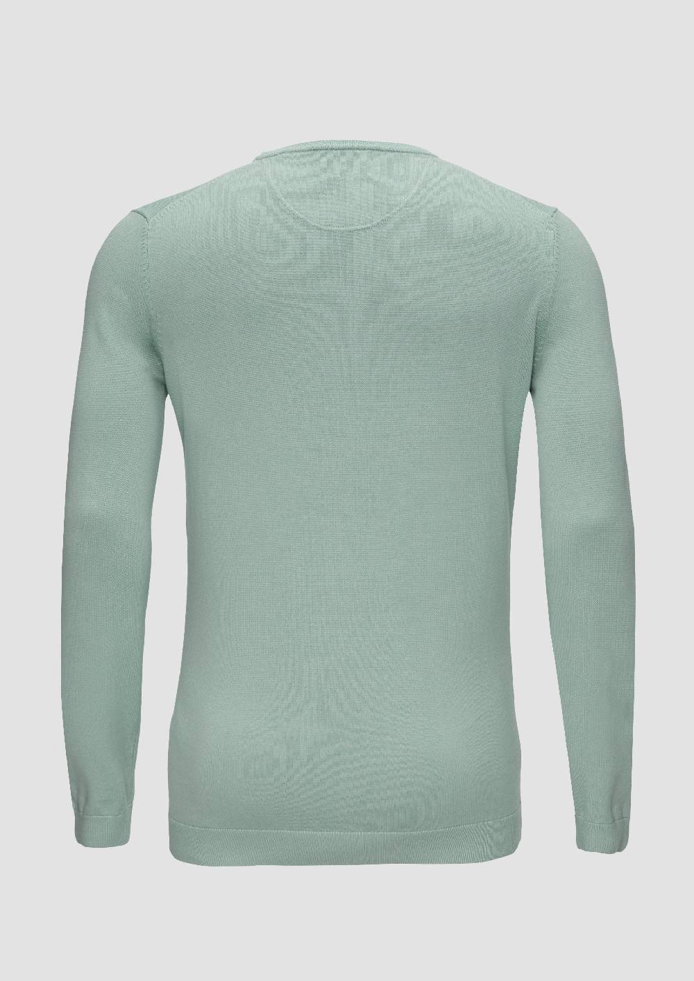 S.Oliver Strickpullover Mit Logo-Stickerei