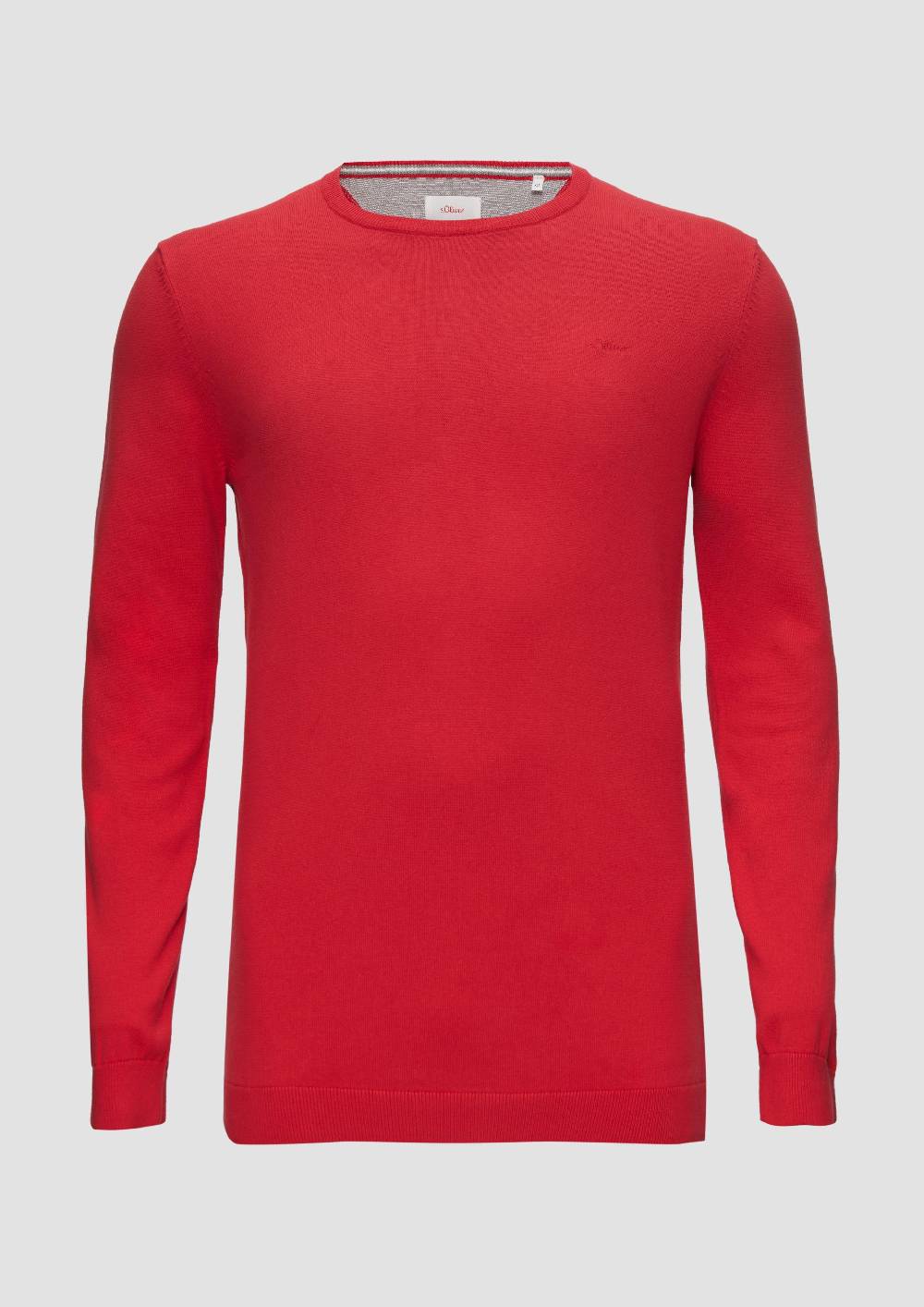 S.Oliver Strickpullover Mit Logo-Stickerei