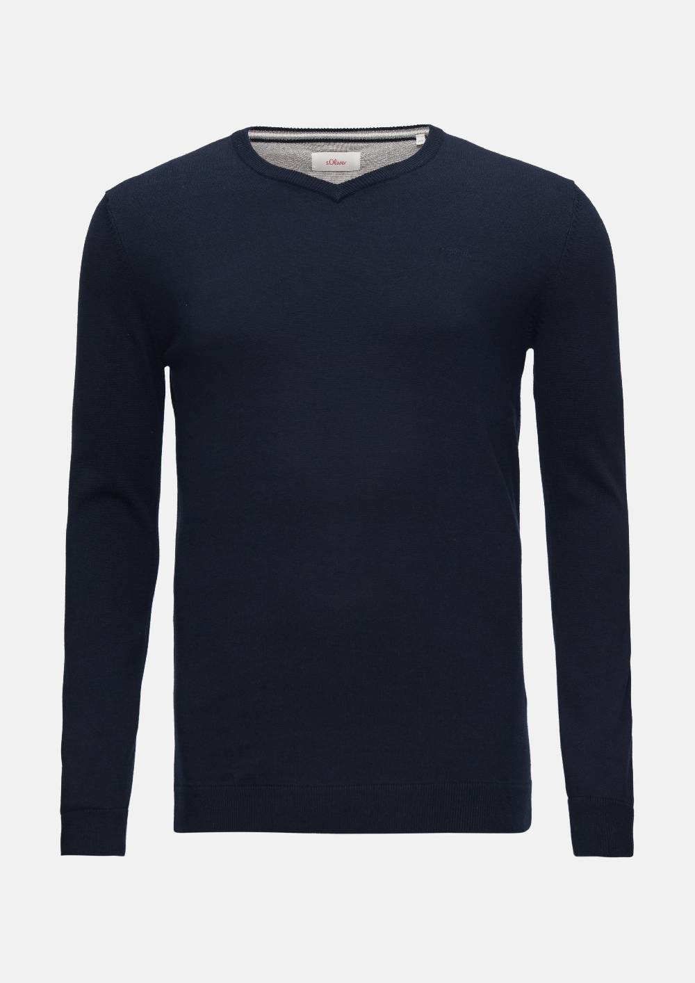 S.Oliver Strickpullover Mit Logo-Stickerei