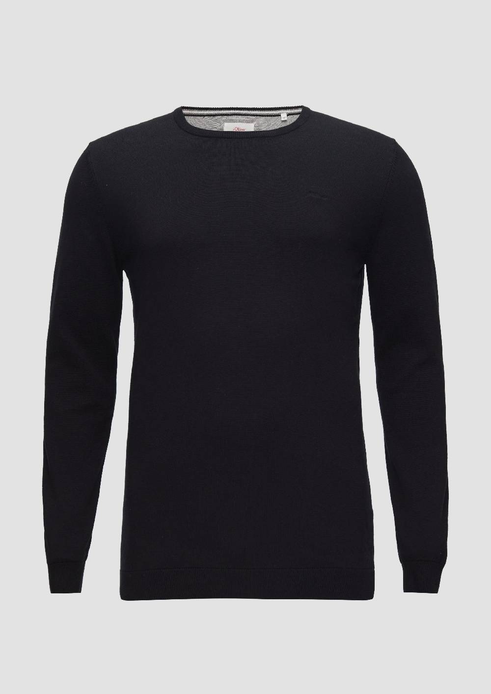 S.Oliver Strickpullover Mit Logo-Stickerei