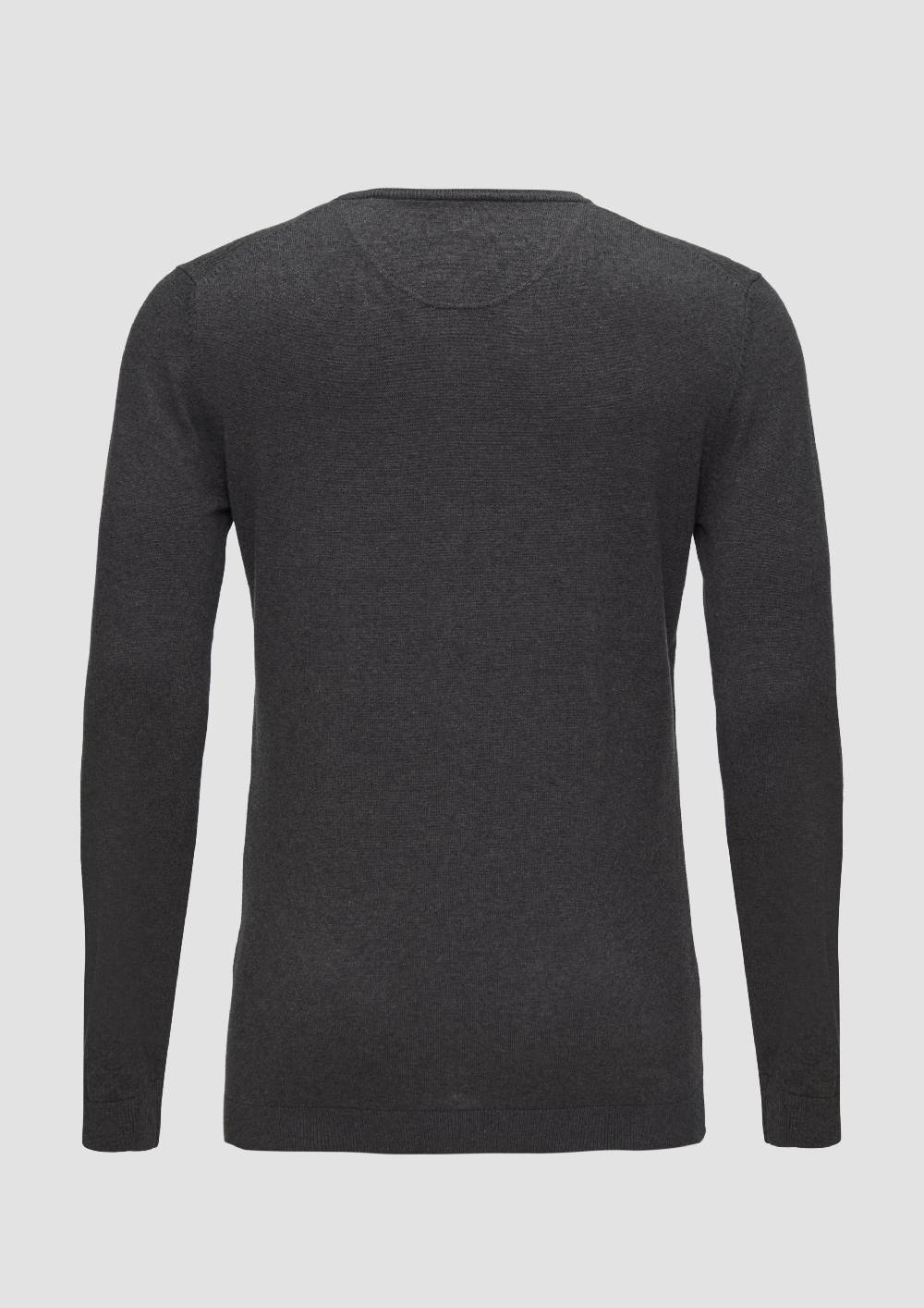 S.Oliver Strickpullover Mit Logo-Stickerei