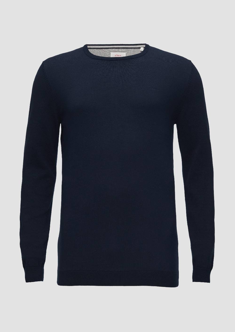 S.Oliver Strickpullover Mit Logo-Stickerei
