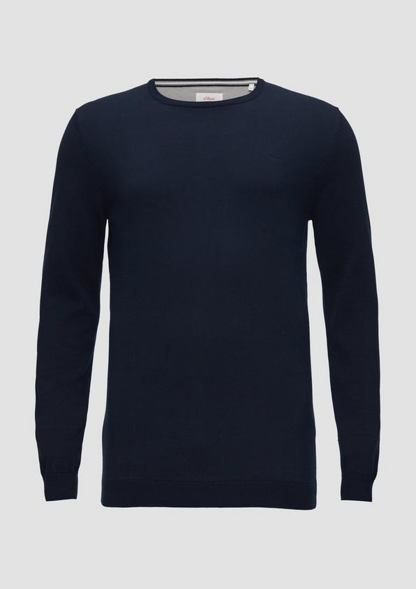 s.Oliver Strickpullover mit Logo-Stickerei