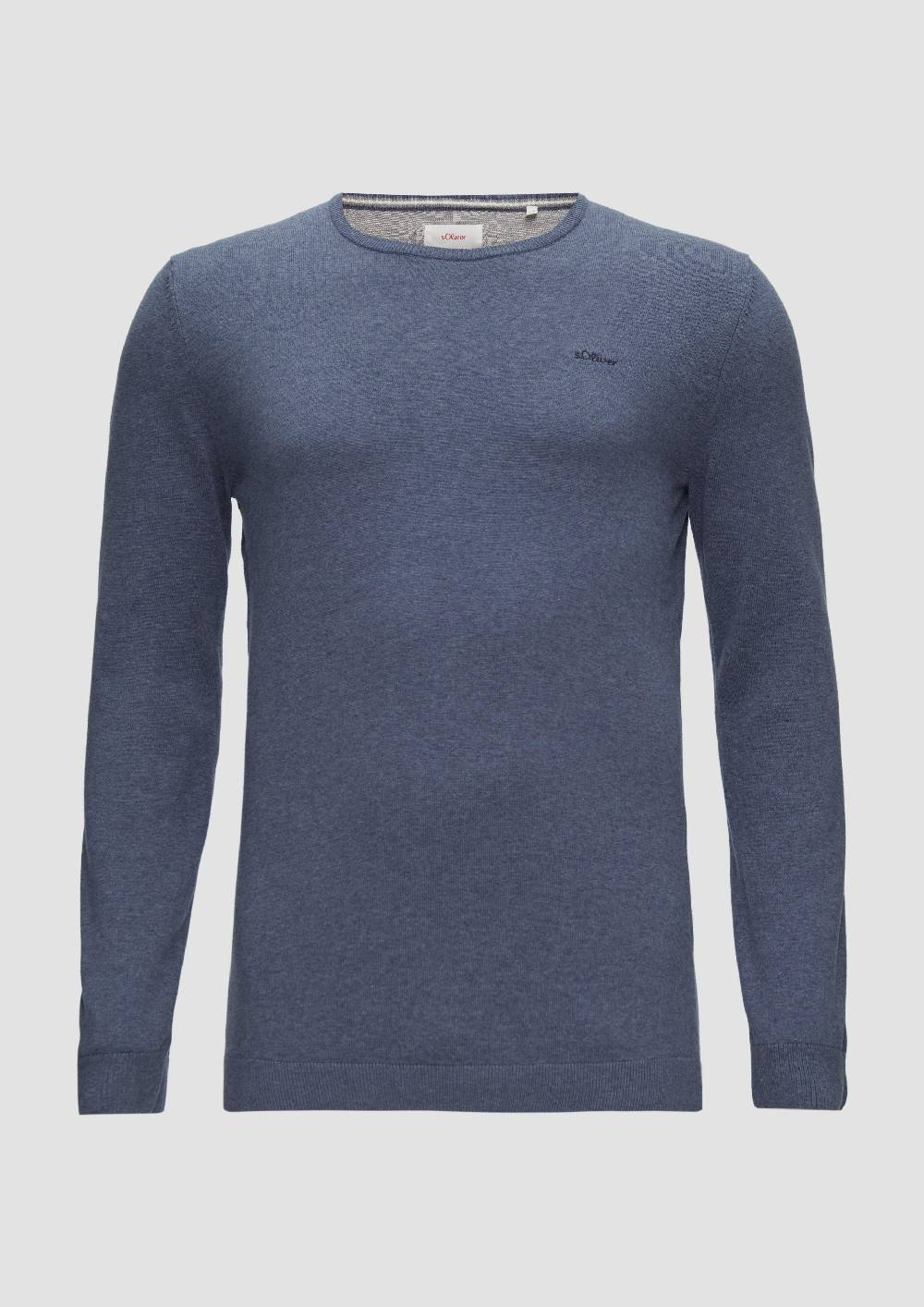 S.Oliver Strickpullover Mit Logo-Stickerei