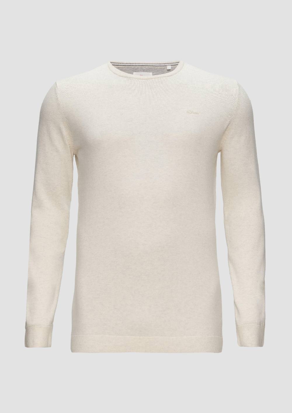 S.Oliver Strickpullover Mit Logo-Stickerei
