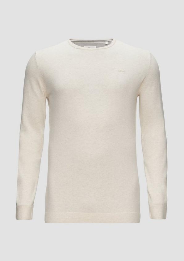 s.Oliver Strickpullover mit Logo-Stickerei