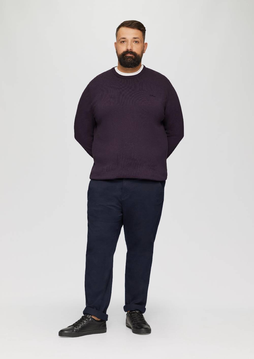 S.Oliver Strickpullover Mit Logo-Stickerei