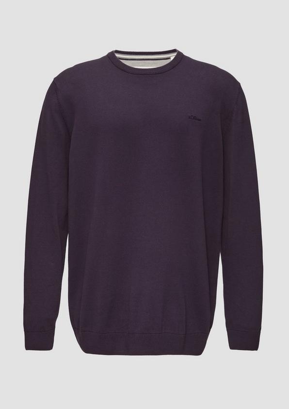 s.Oliver Strickpullover mit Logo-Stickerei