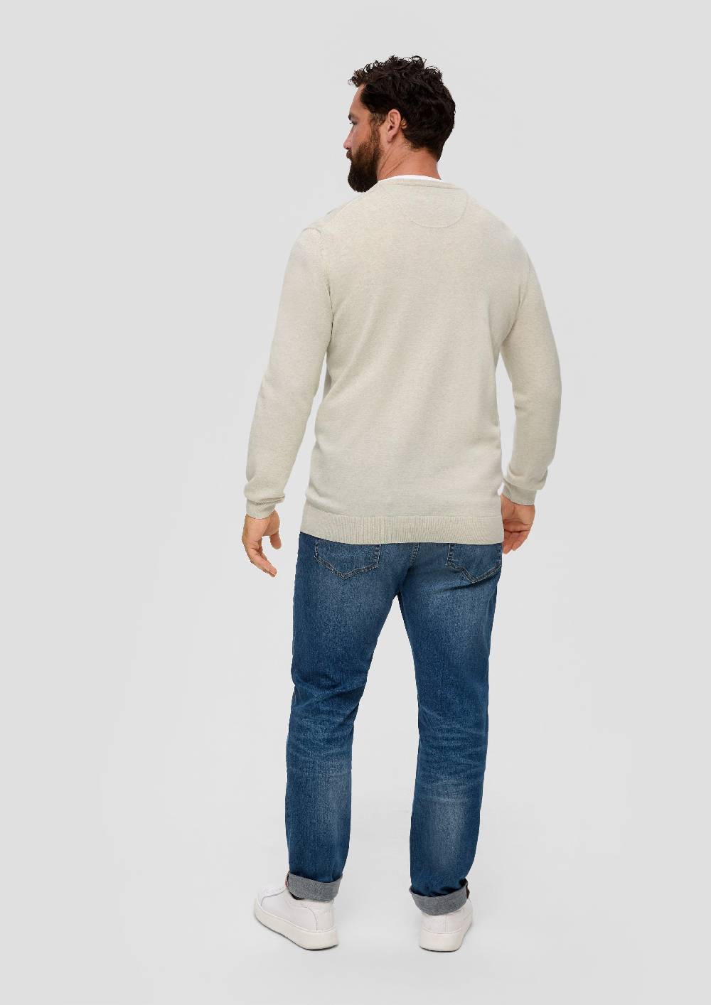 S.Oliver Strickpullover Mit Logo-Stickerei
