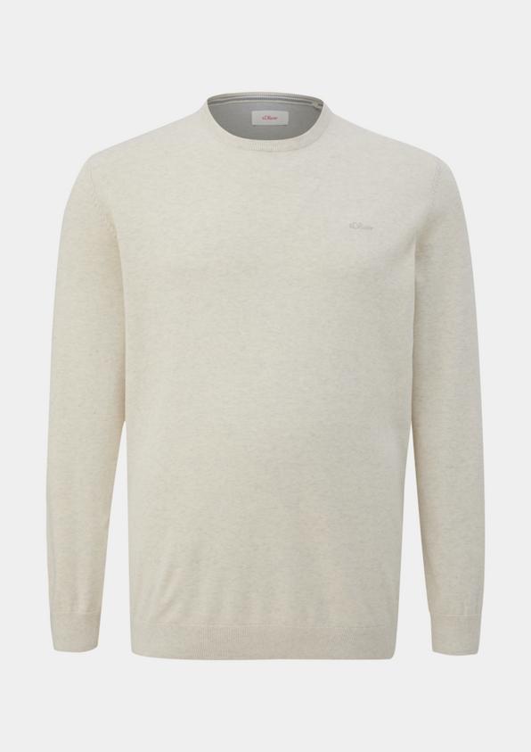 s.Oliver Strickpullover mit Logo-Stickerei