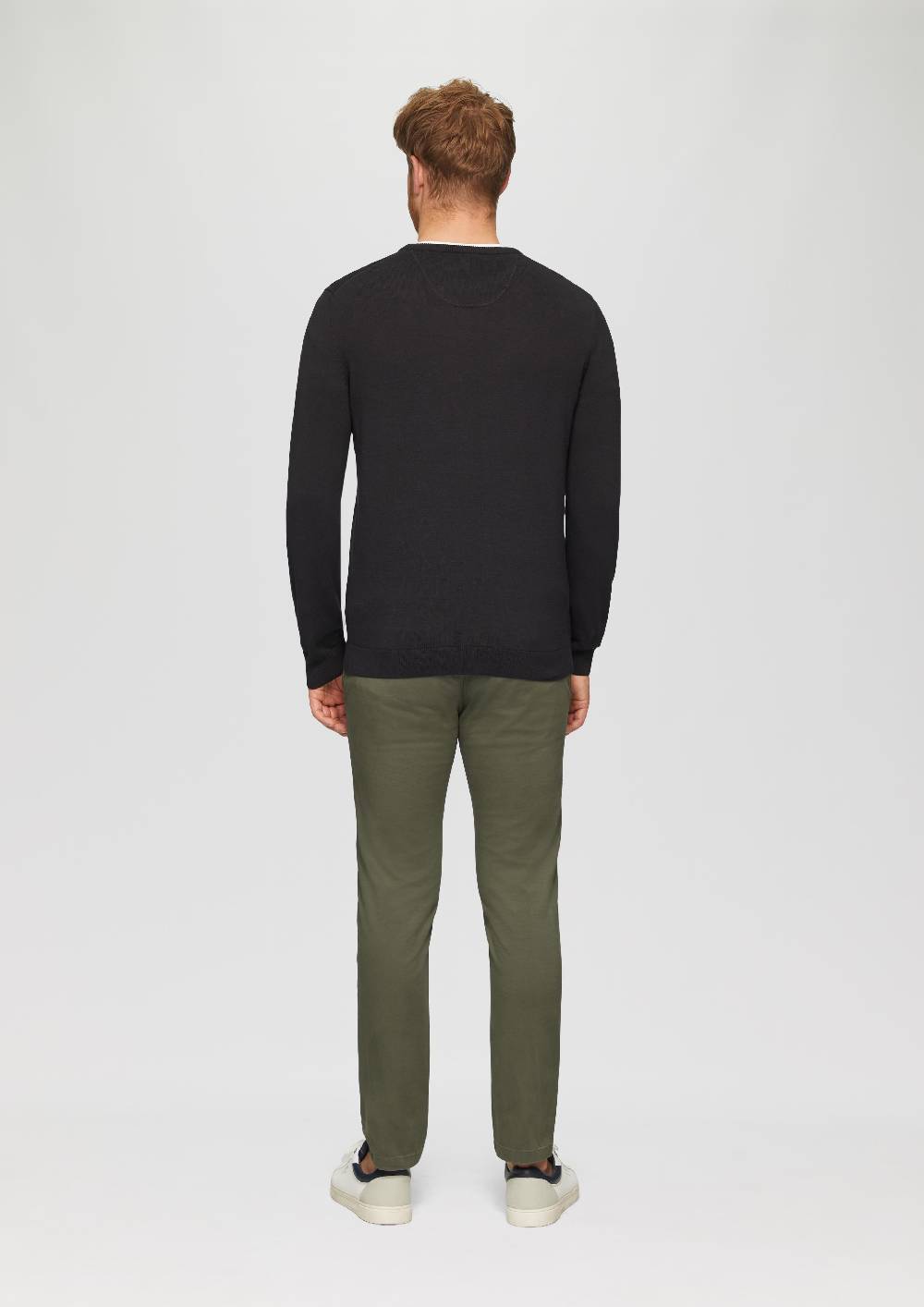 S.Oliver Strickpullover Mit Logo-Stickerei