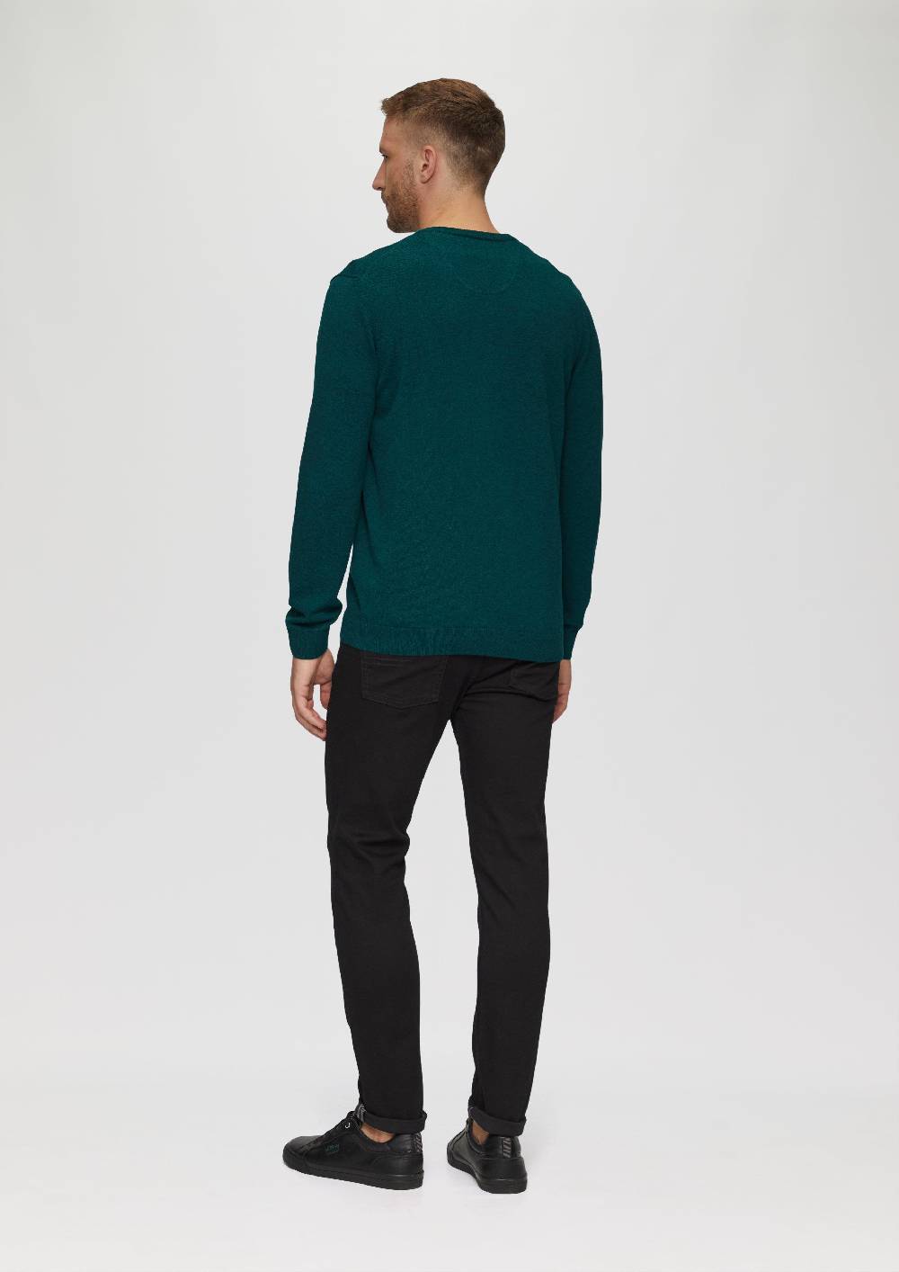 S.Oliver Strickpullover Mit Logo-Stickerei