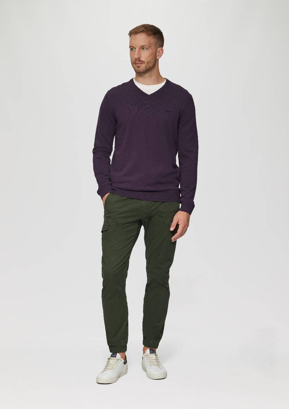 S.Oliver Strickpullover Mit Logo-Stickerei