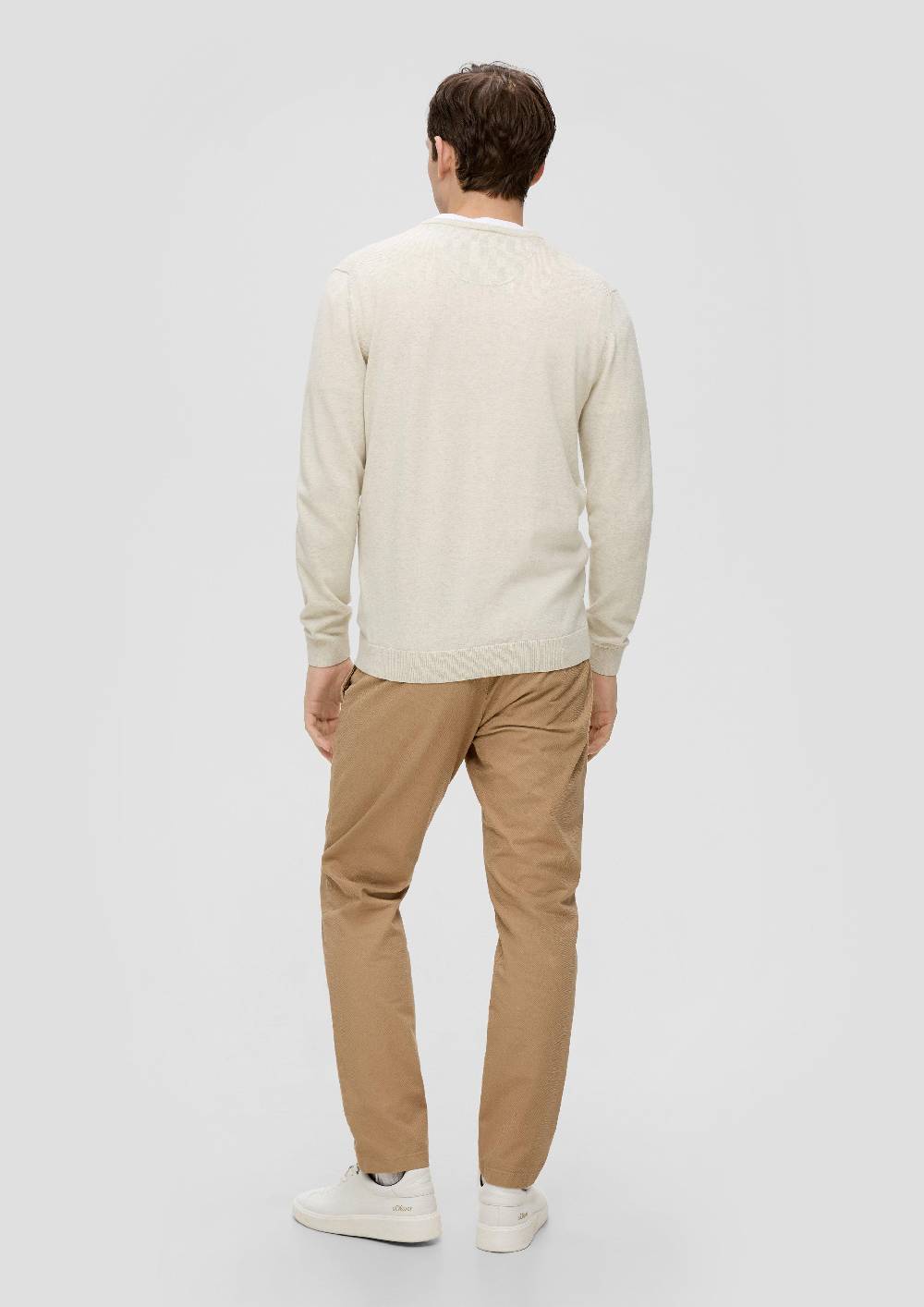 S.Oliver Strickpullover Mit Logo-Stickerei