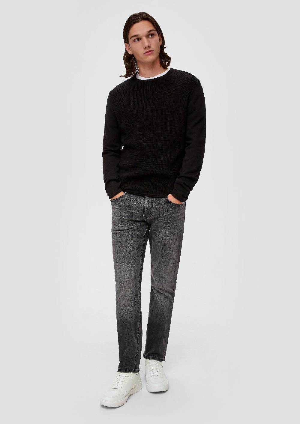 S.Oliver Strickpullover Mit Musterstruktur