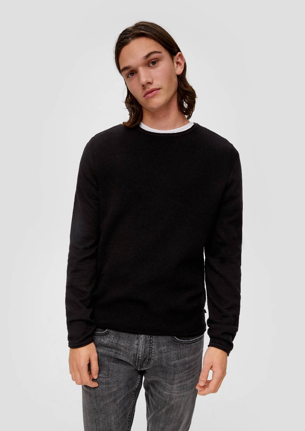 S.Oliver Strickpullover Mit Musterstruktur