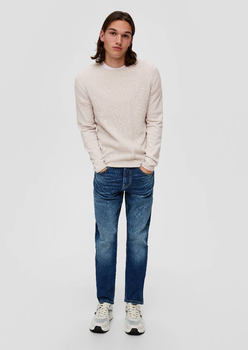 S.Oliver Strickpullover Mit Musterstruktur