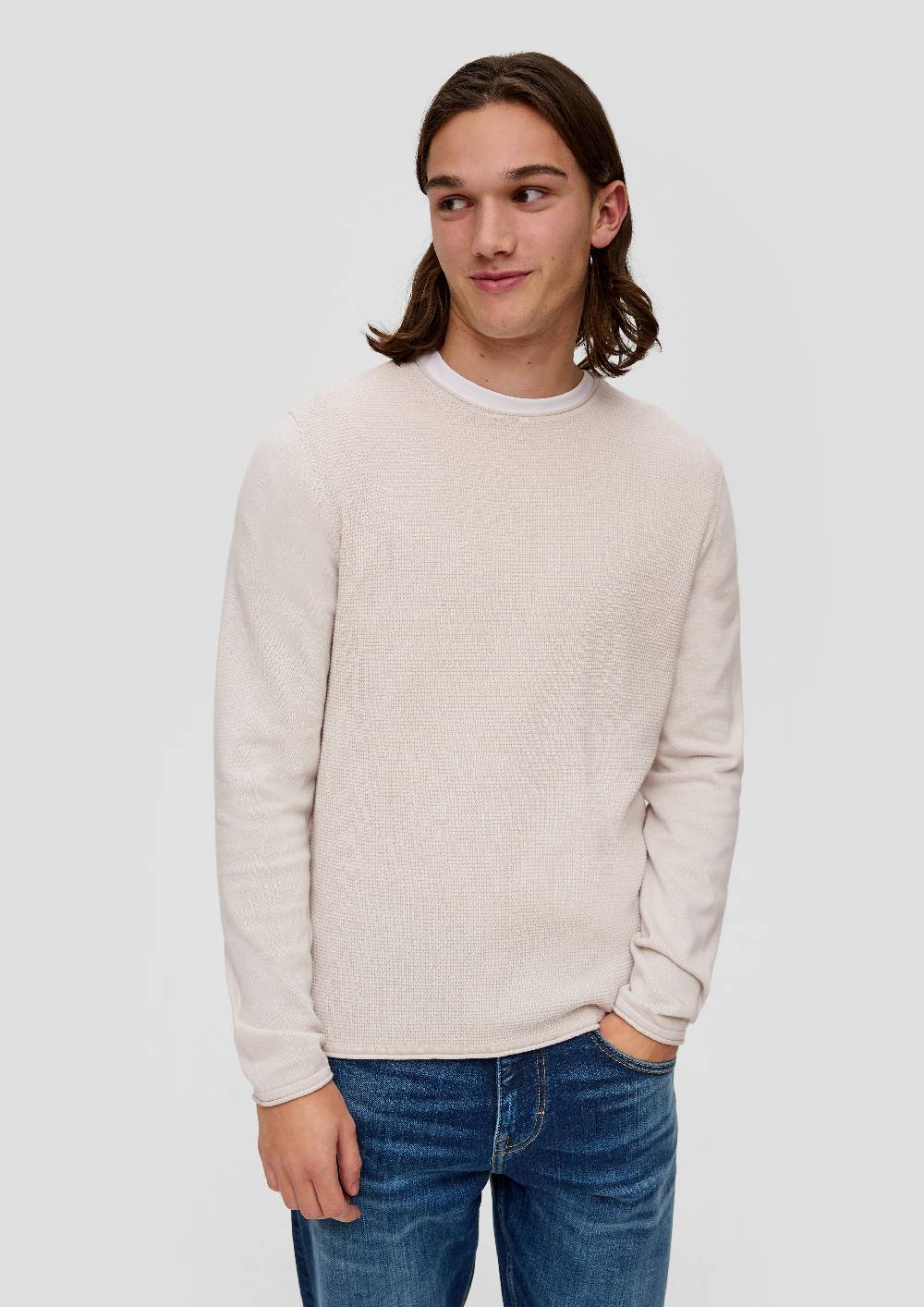 S.Oliver Strickpullover Mit Musterstruktur