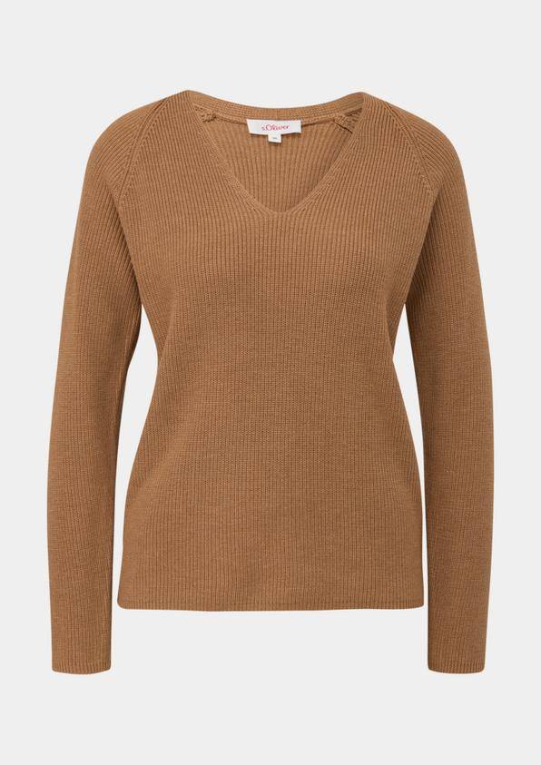 S.Oliver Strickpullover Mit Raglanärmeln