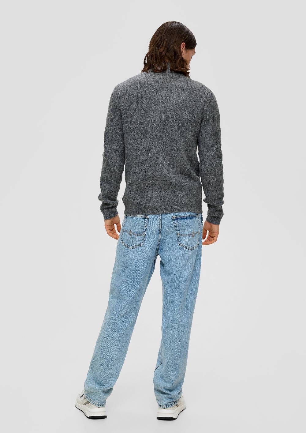 S.Oliver Strickpullover Mit Reißverschluss