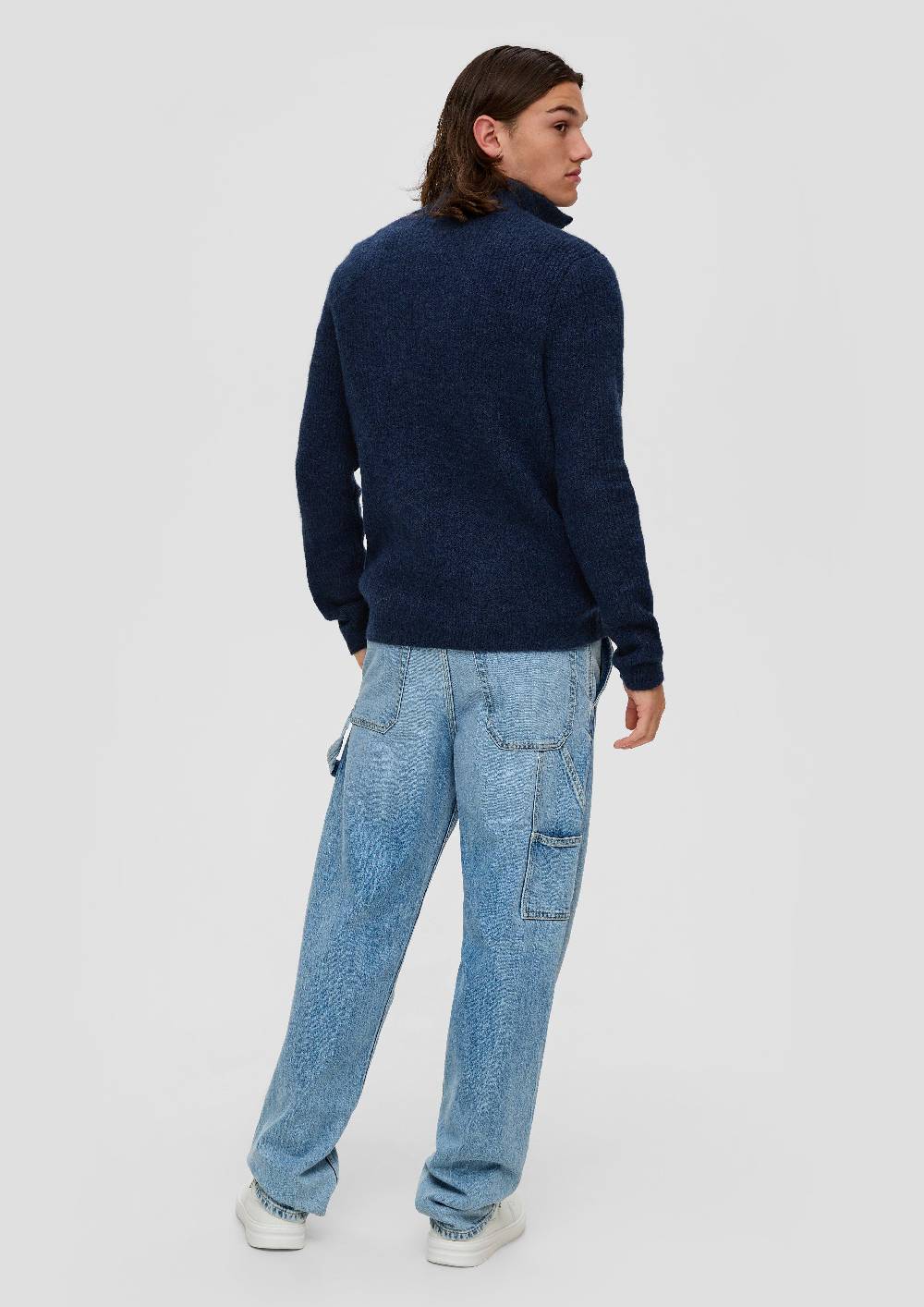 S.Oliver Strickpullover Mit Reißverschluss