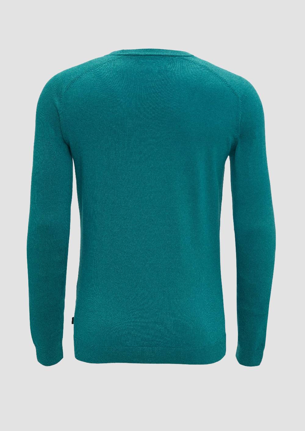 S.Oliver Strickpullover Mit Rippbündchen