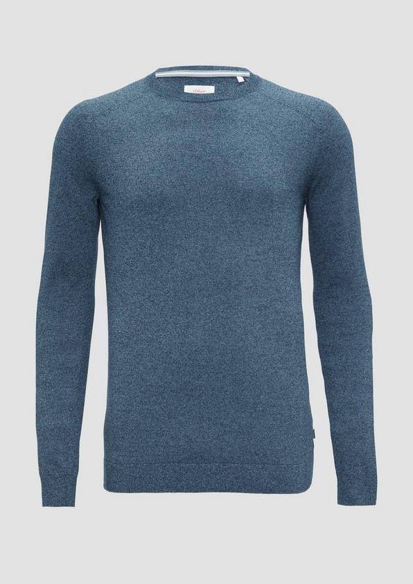 s.Oliver Strickpullover mit Rippbündchen