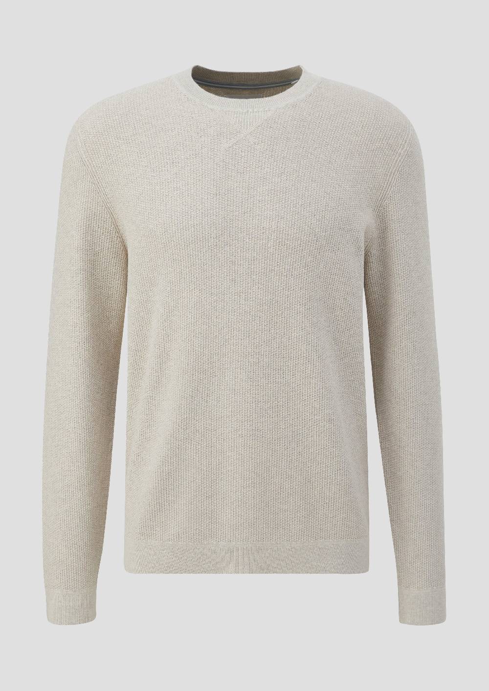 S.Oliver Strickpullover Mit Rippelementen