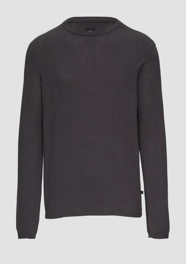 S.Oliver Strickpullover Mit Rippstruktur