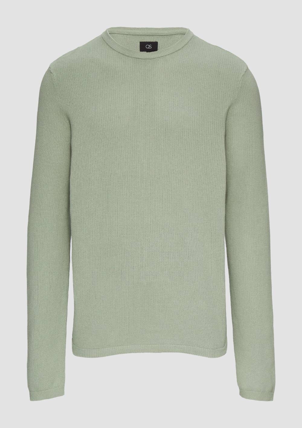 S.Oliver Strickpullover Mit Rippstruktur