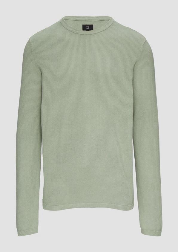 S.Oliver Strickpullover Mit Rippstruktur