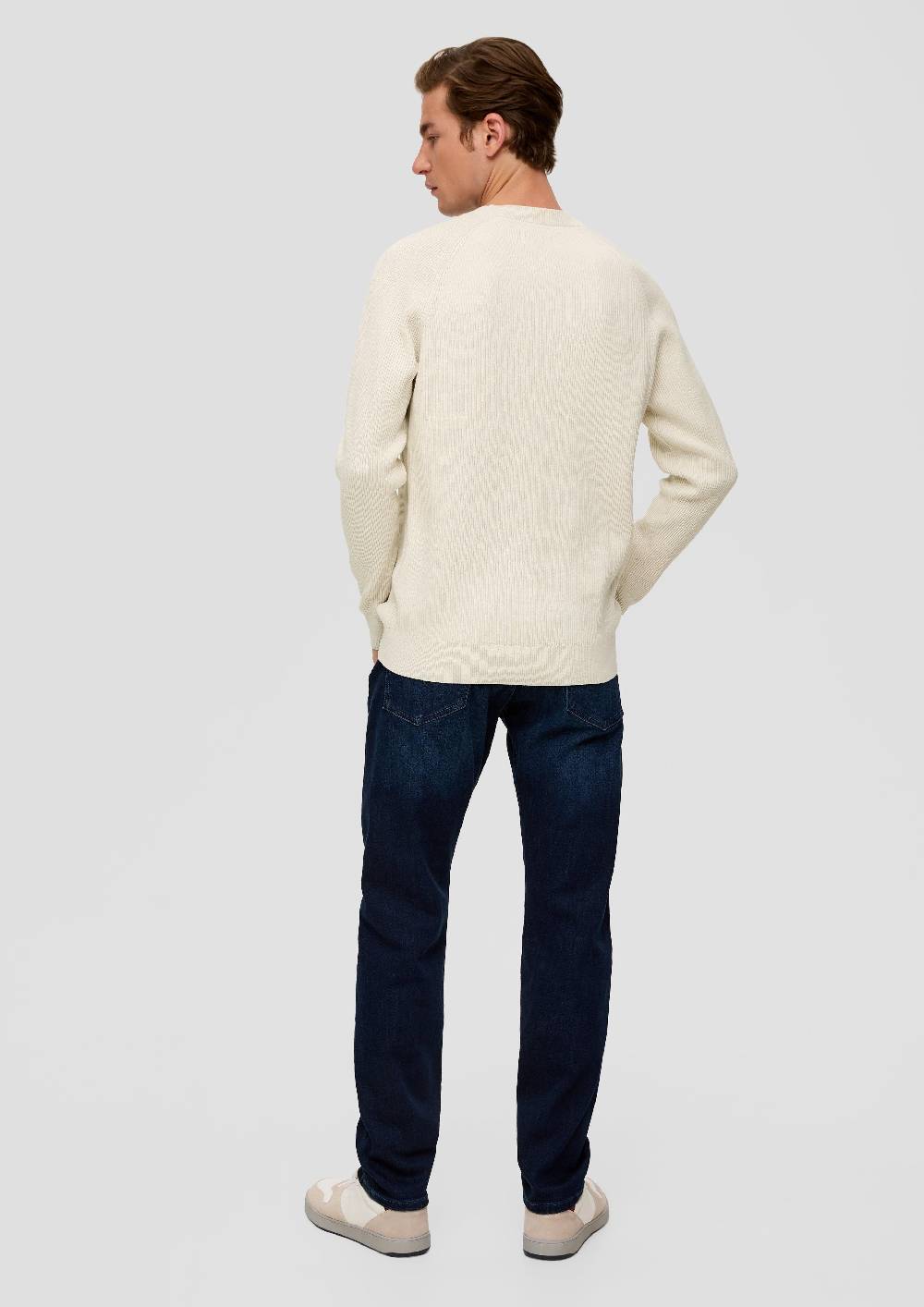 S.Oliver Strickpullover Mit Rippstruktur