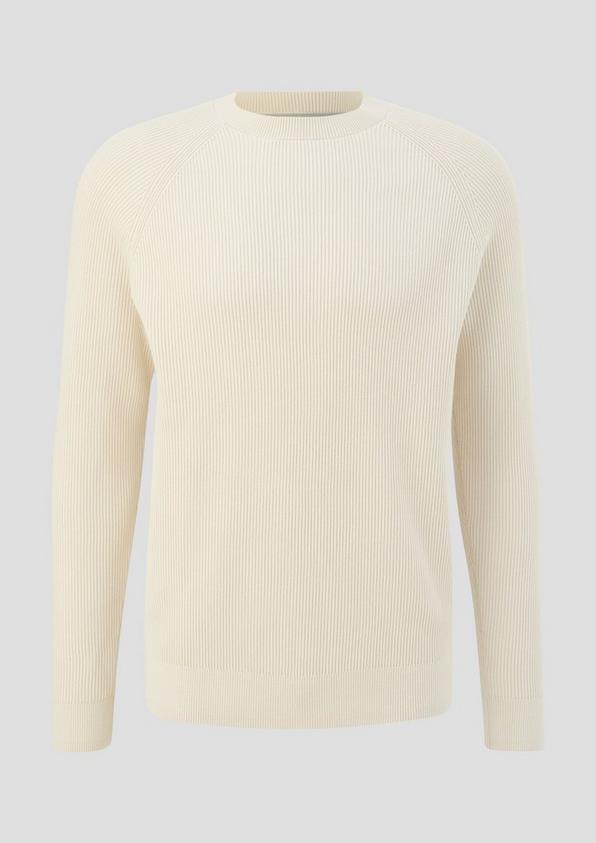 s.Oliver Strickpullover mit Rippstruktur