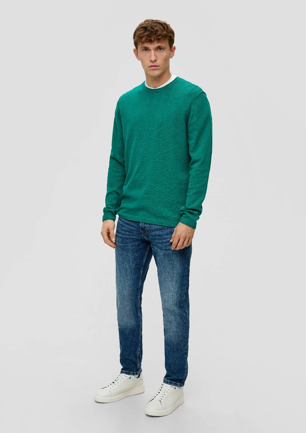 S.Oliver Strickpullover Mit Rollkante