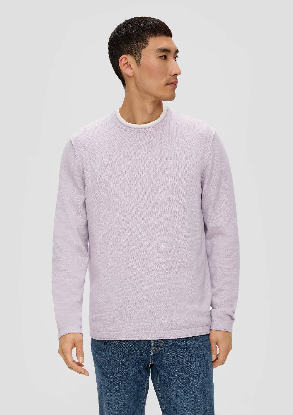 S.Oliver Strickpullover Mit Rollkante