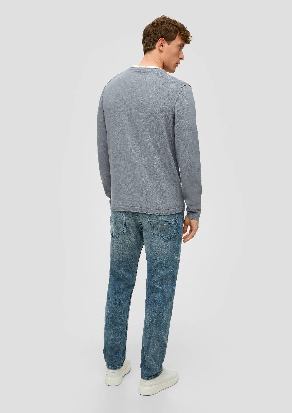 S.Oliver Strickpullover Mit Rollkante