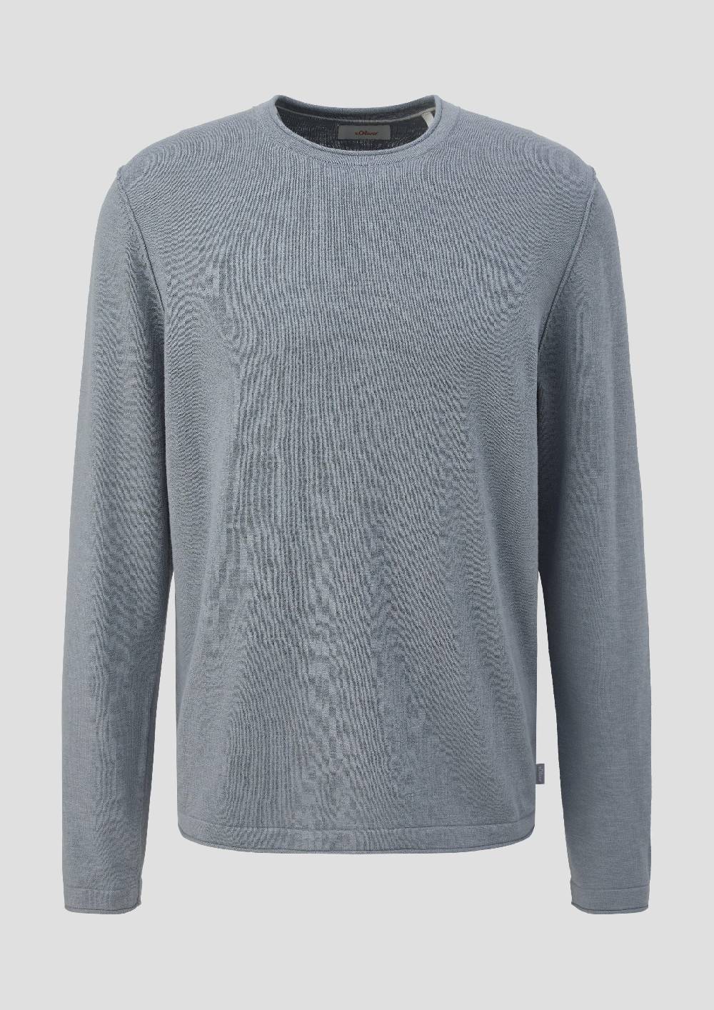 S.Oliver Strickpullover Mit Rollkante