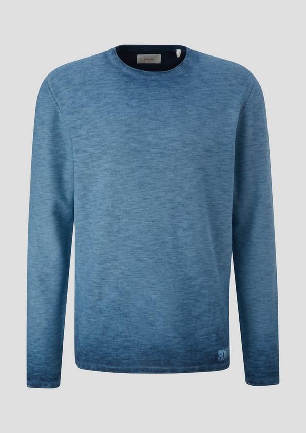 s.Oliver Strickpullover mit Rollsaum