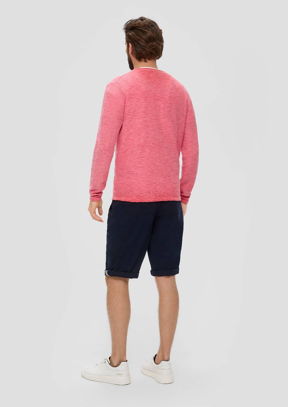 S.Oliver Strickpullover Mit Rollsaum
