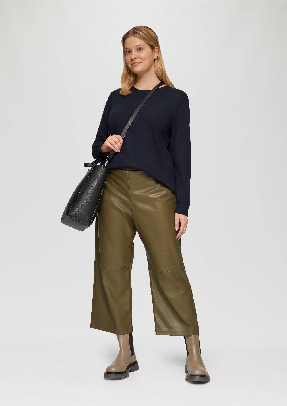 S.Oliver Strickpullover Mit Rundhalsausschnitt