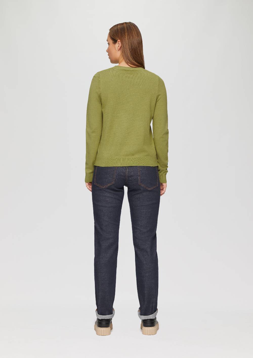 S.Oliver Strickpullover Mit Rundhalsausschnitt