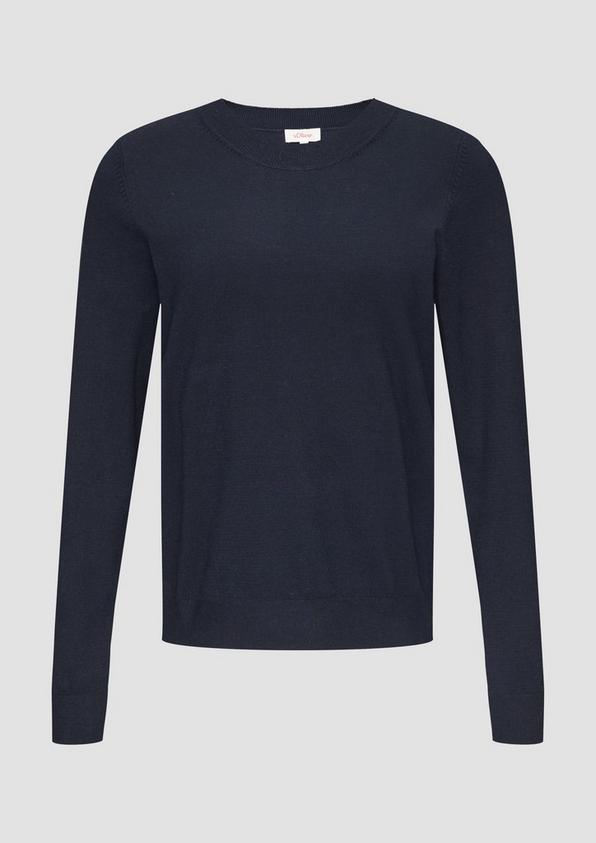 S.Oliver Strickpullover Mit Rundhalsausschnitt
