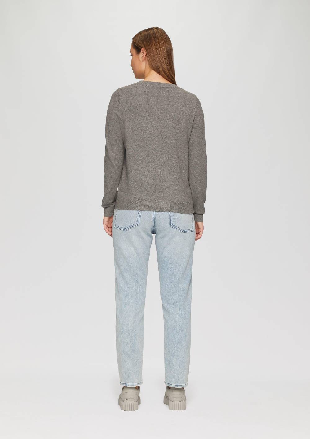 S.Oliver Strickpullover Mit Rundhalsausschnitt