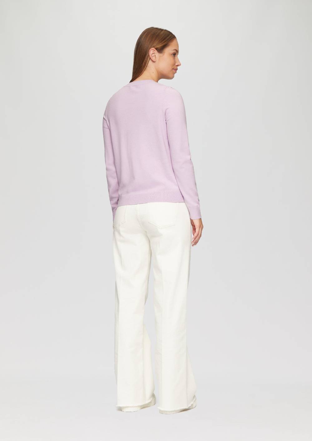 S.Oliver Strickpullover Mit Rundhalsausschnitt