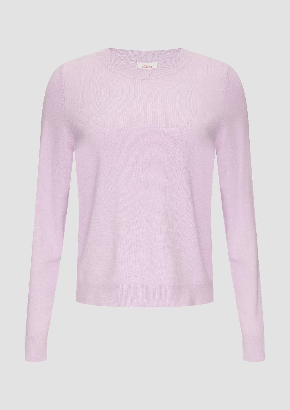 S.Oliver Strickpullover Mit Rundhalsausschnitt