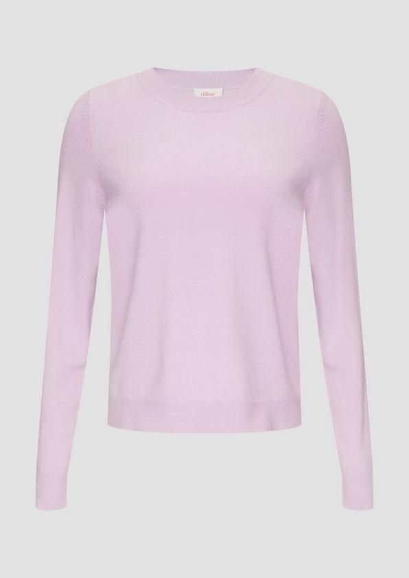 S.Oliver Strickpullover Mit Rundhalsausschnitt