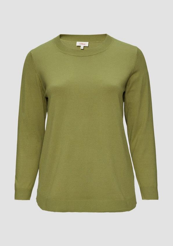 s.Oliver Strickpullover mit Rundhalsausschnitt