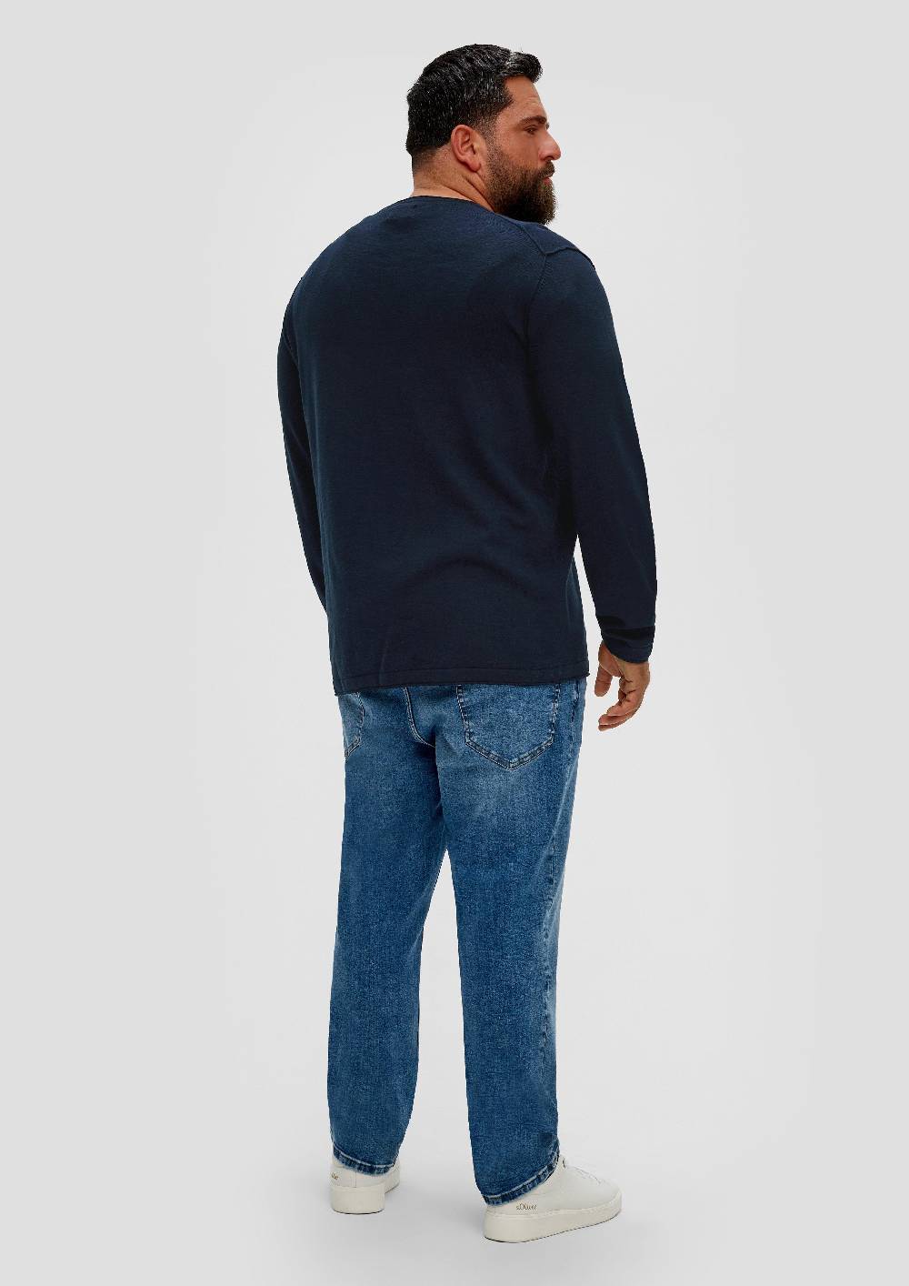 S.Oliver Strickpullover Mit Rundhalsausschnitt